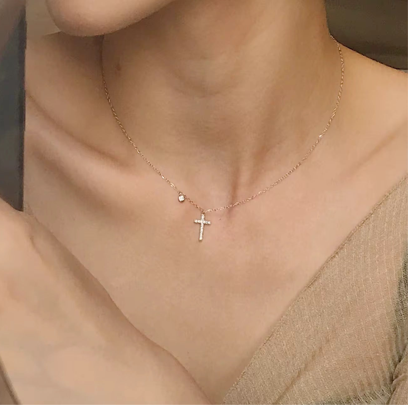 Chaîne Croix en Argent 925