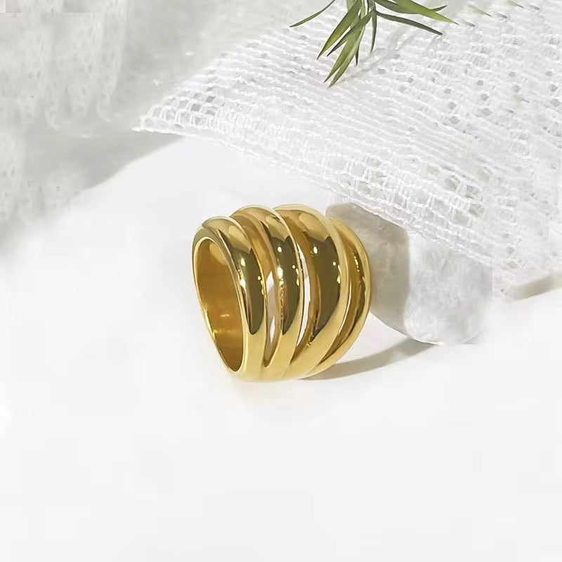 Bague Maï - Plaqué Or 18 k