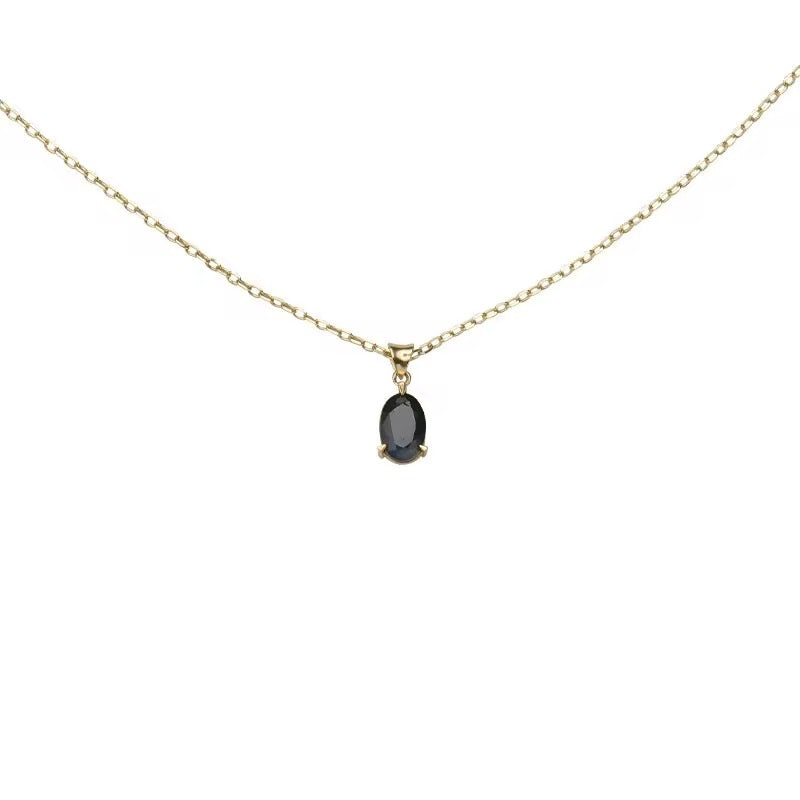 Chaîne Noir en Argent 925