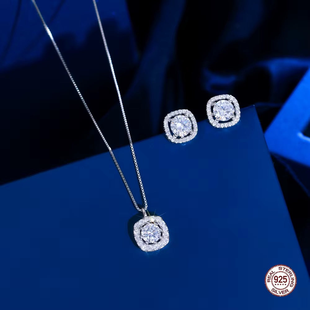 Set Diamond en Argent Sterling