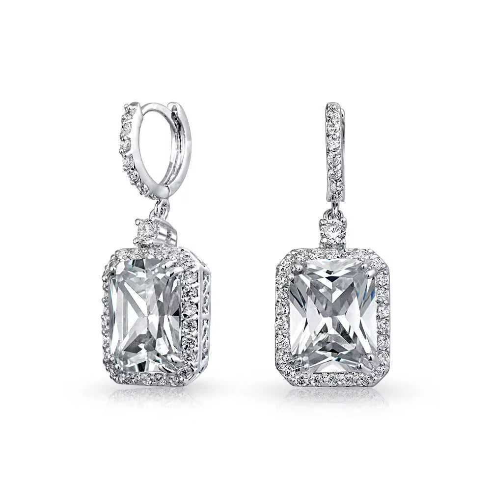Boucles Astou en Argent & Zircon