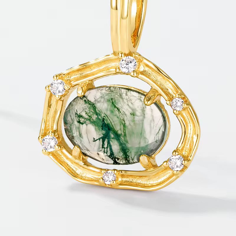 Nouveautés✨ Set Mia en Argent plaqué Or Pierre Agate