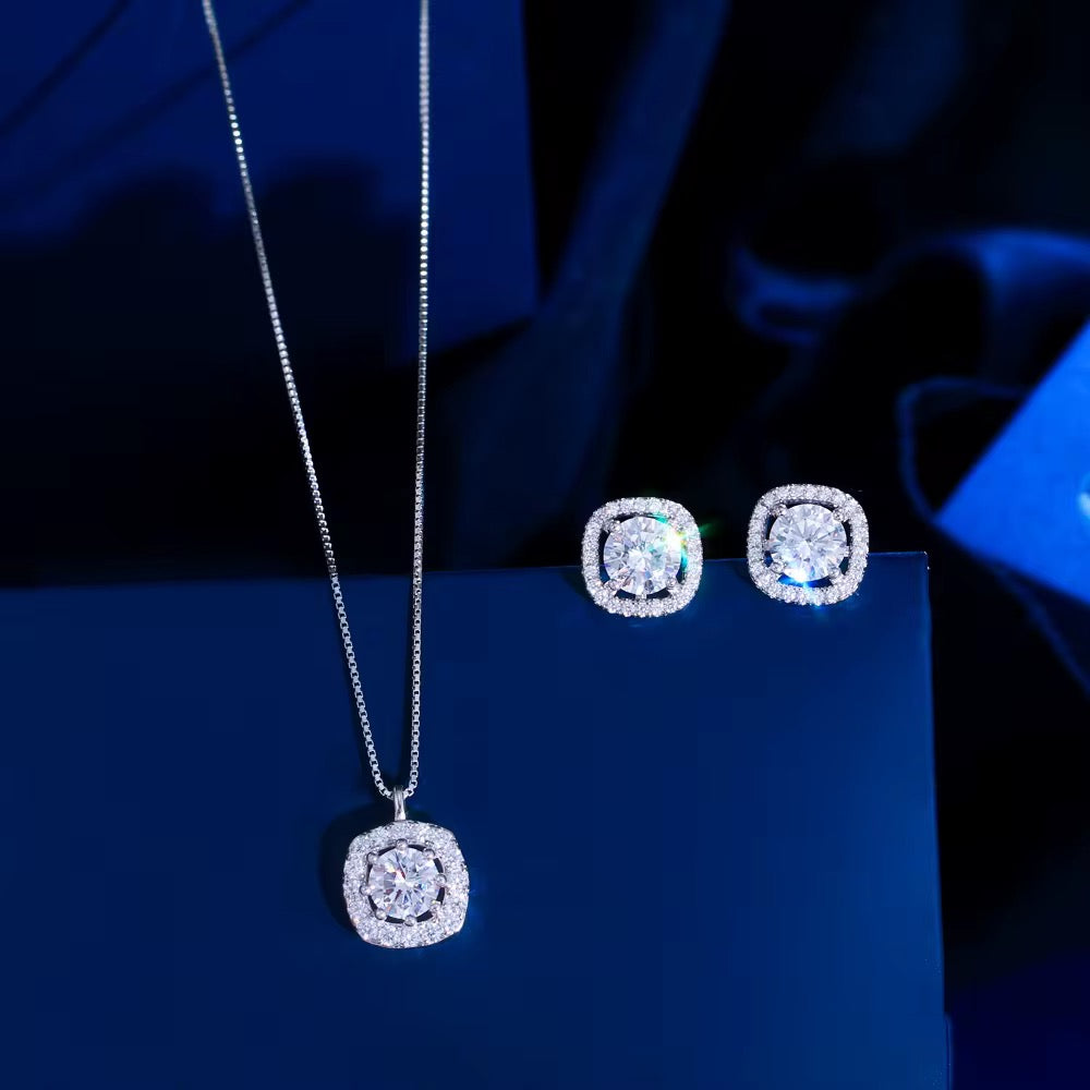 Set Diamond en Argent Sterling