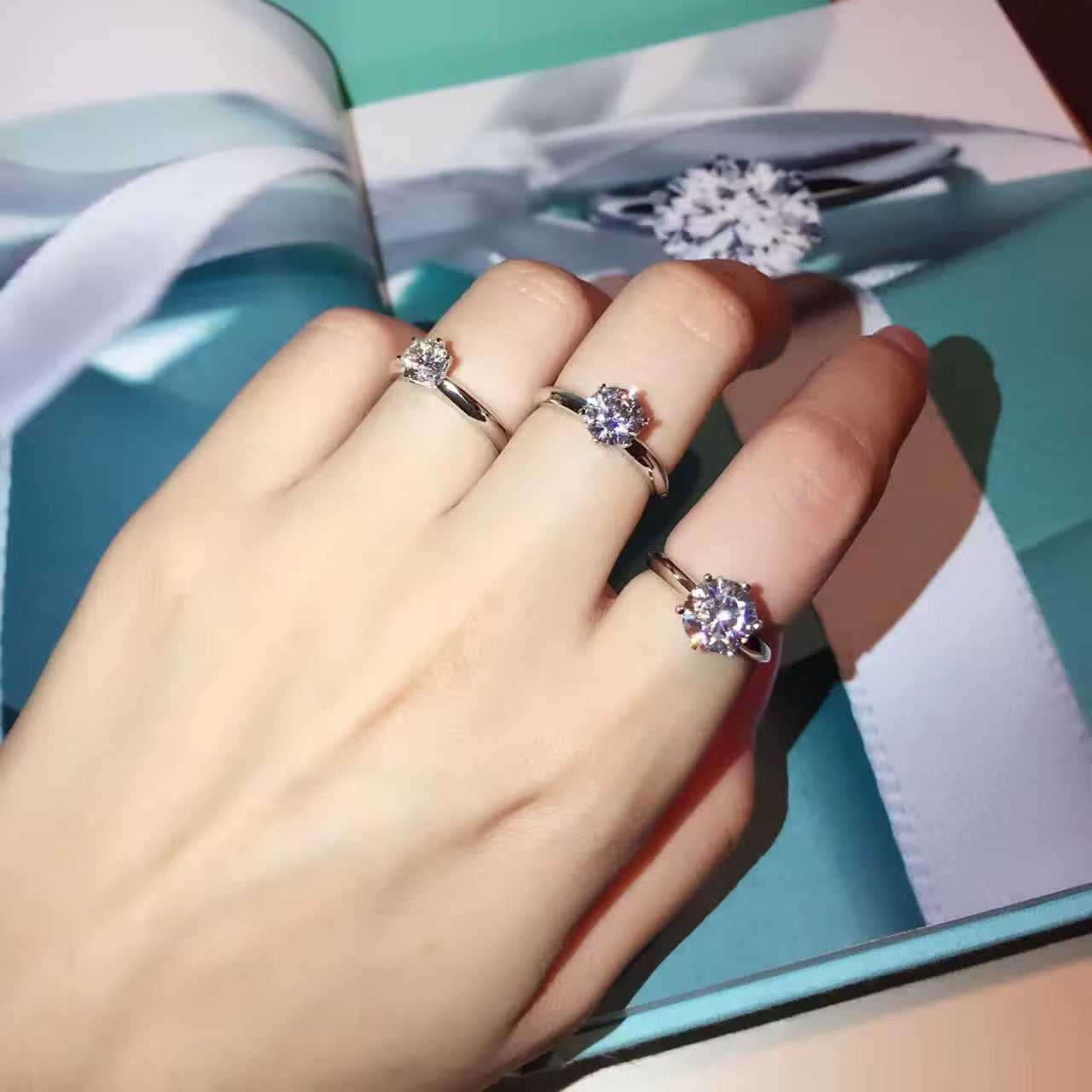 Bague - Fiançailles en Argent