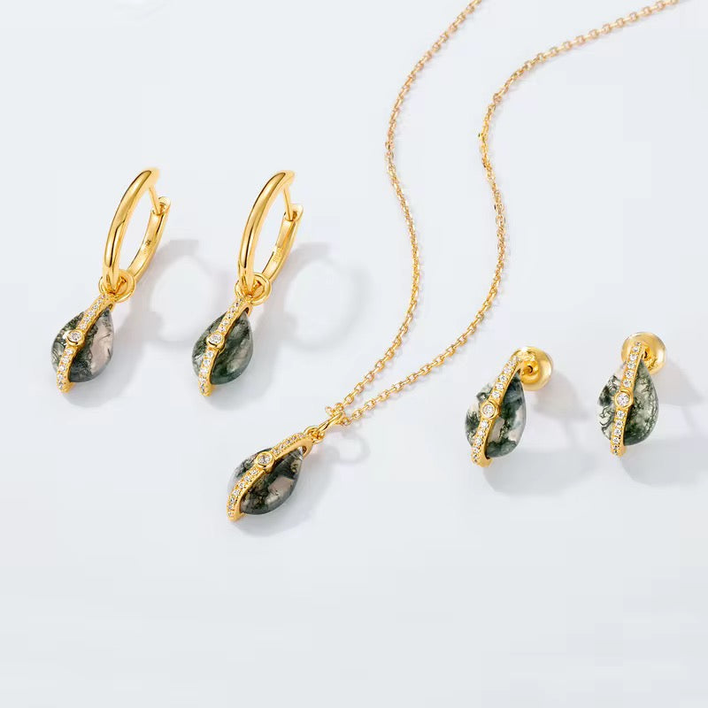 Nouveauté ✨Set Yara en Argent 925 Pierre Agate