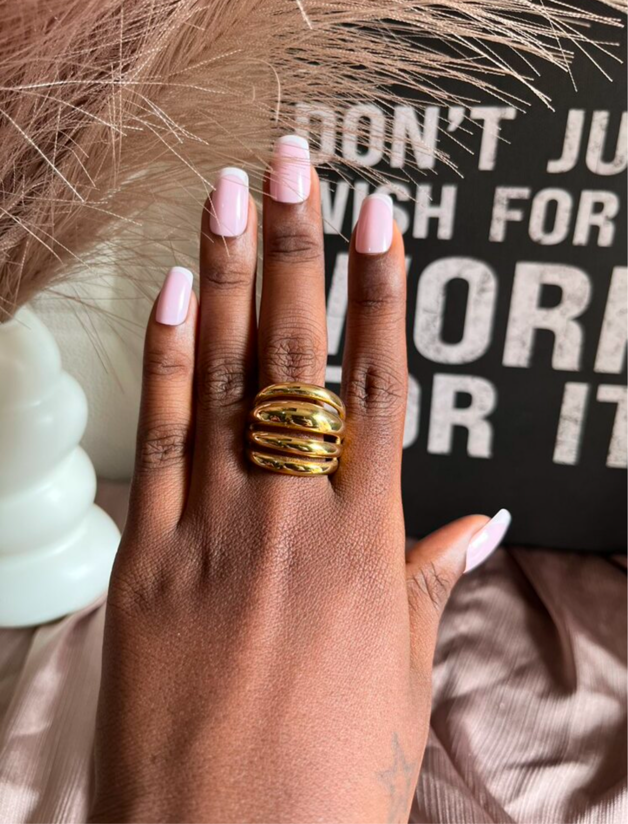 Bague Maï - Plaqué Or 18 k