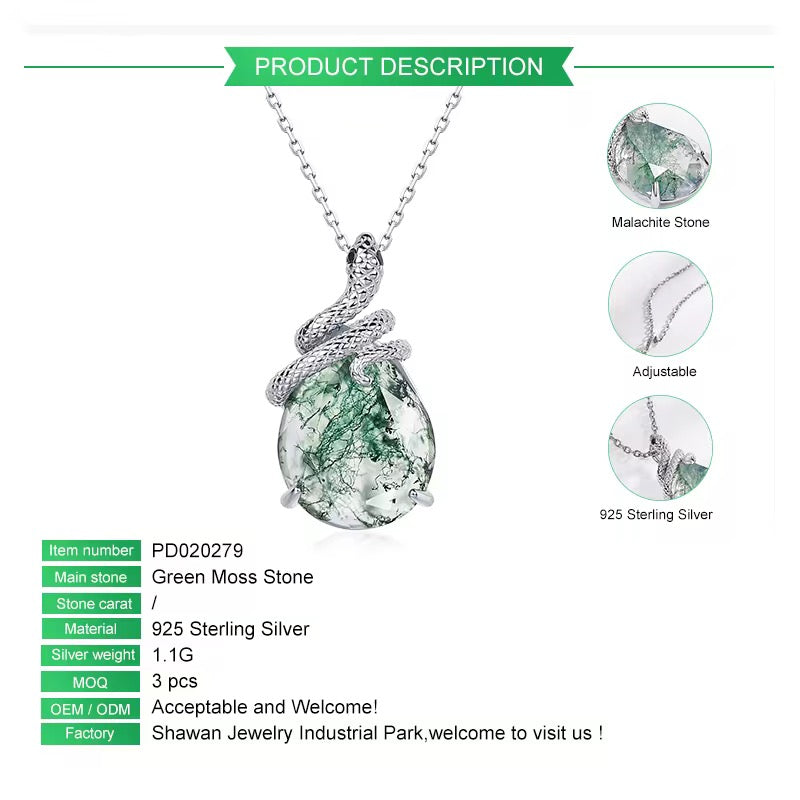 Nouveauté ✨ Pendentif en Argent Pierre Agate