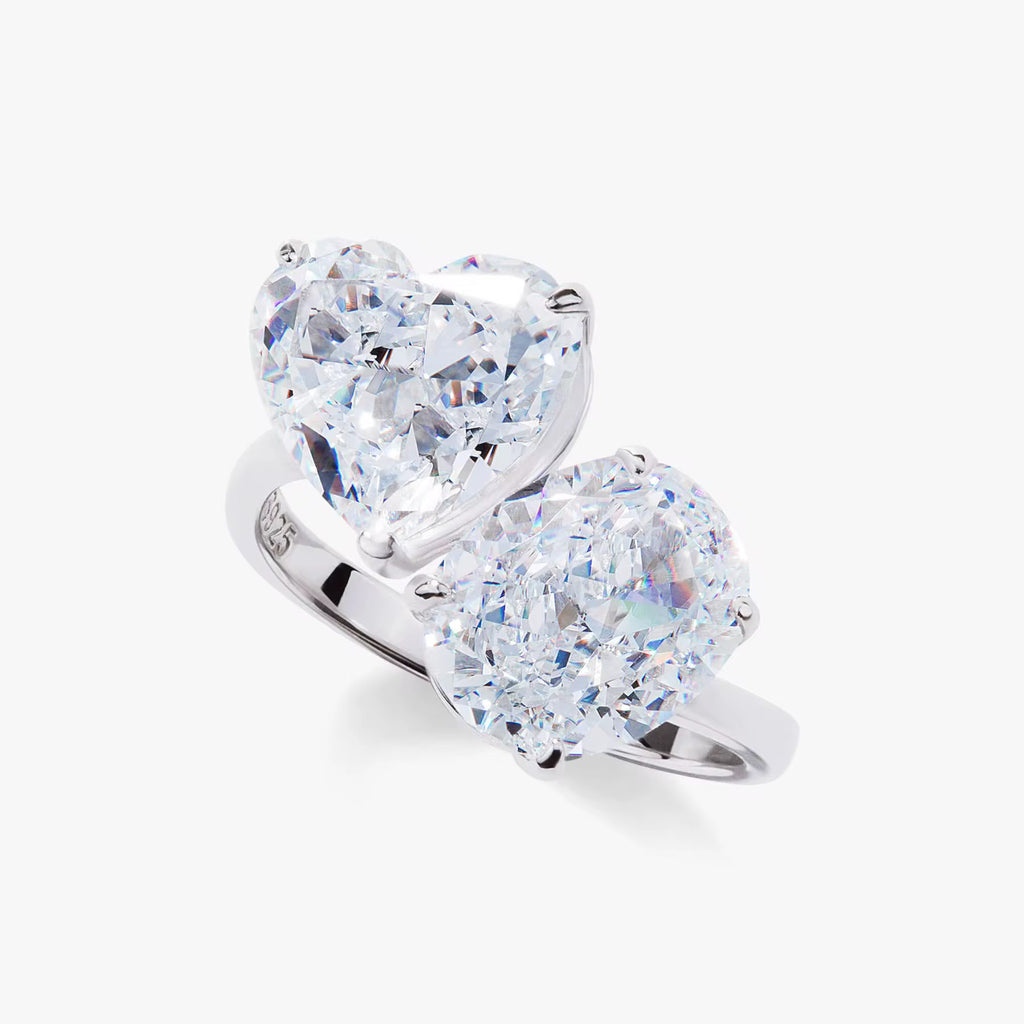 Bague Siamo en Argent & Zircon