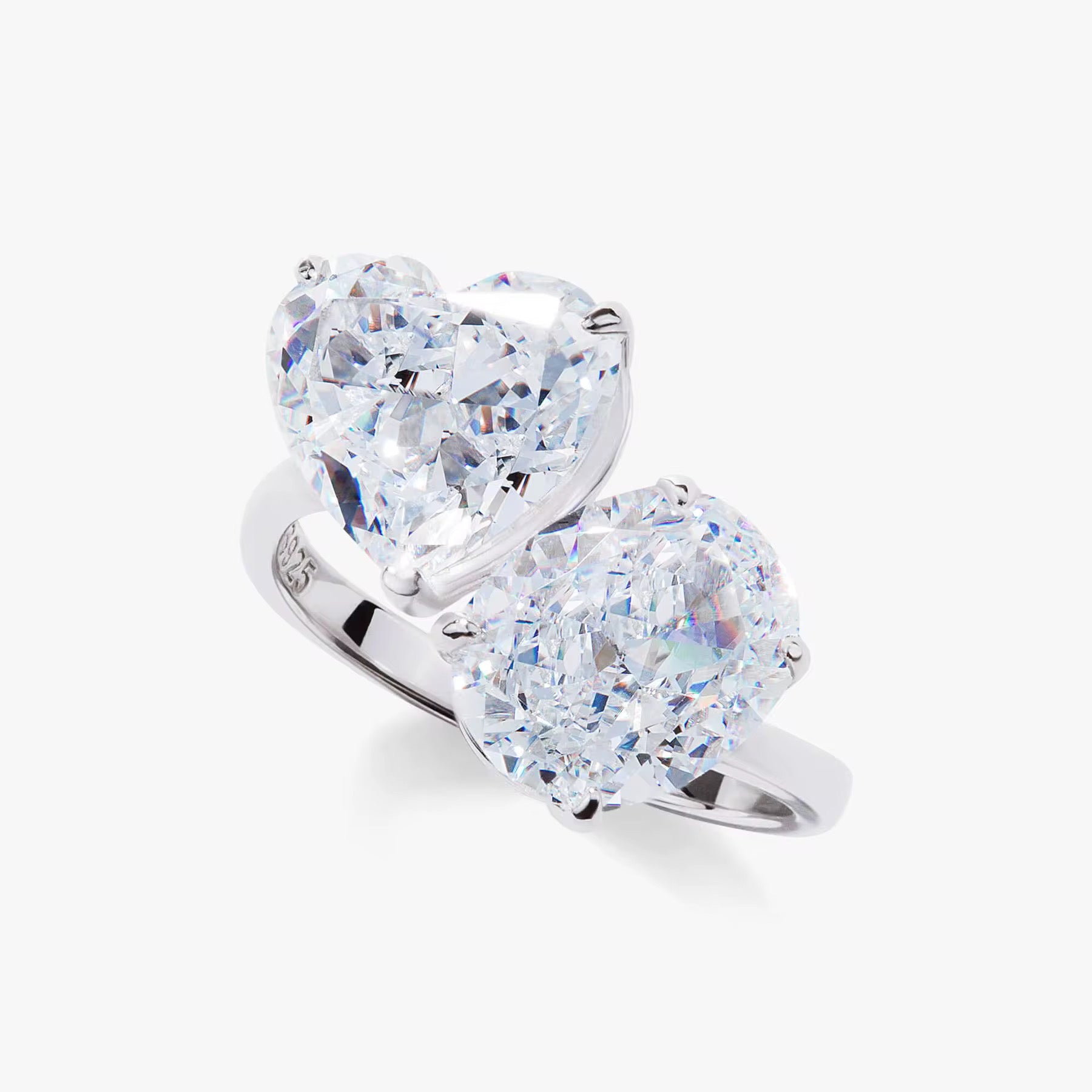 Bague Siamo en Argent & Zircon