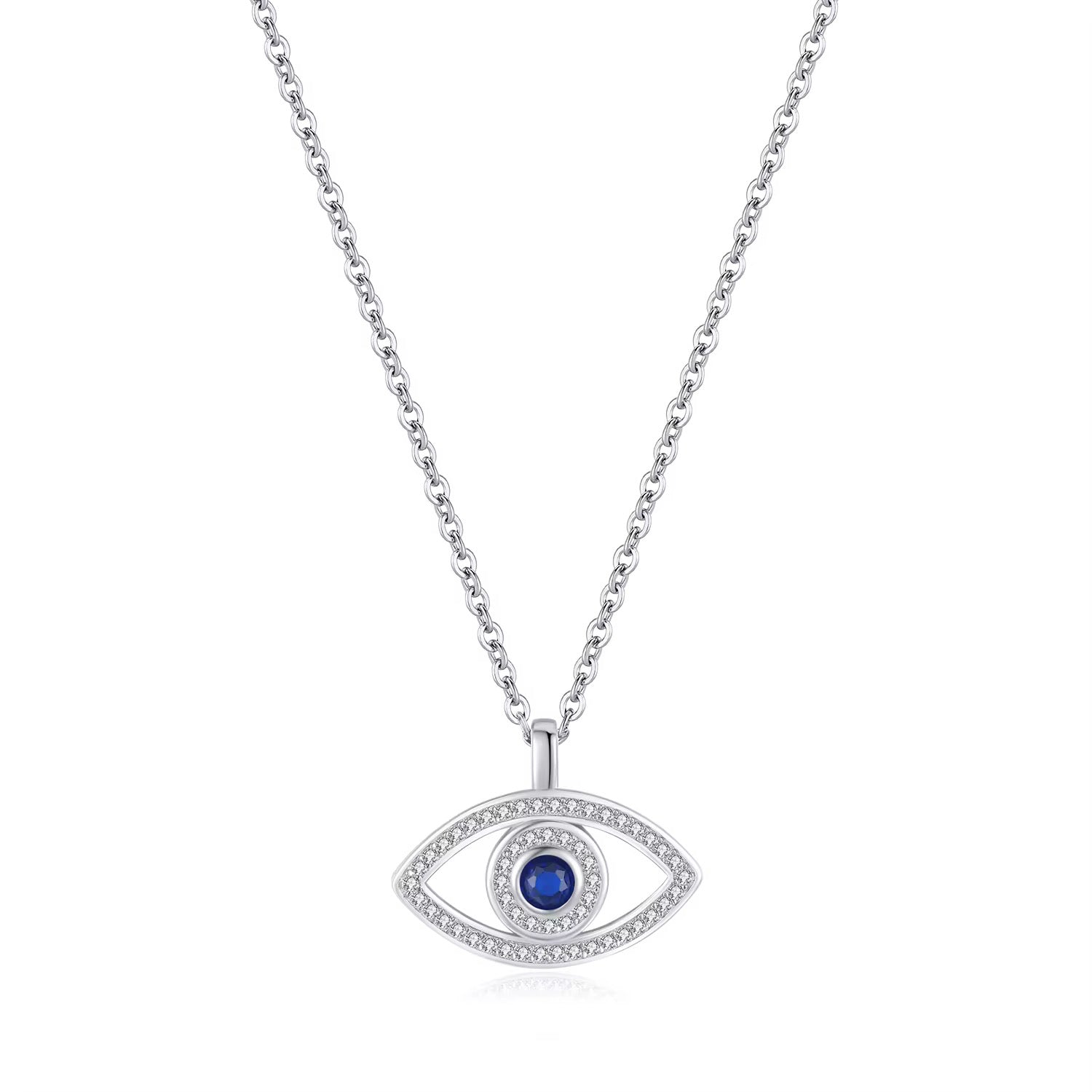 Chaîne Œil de Fatima en Argent 925