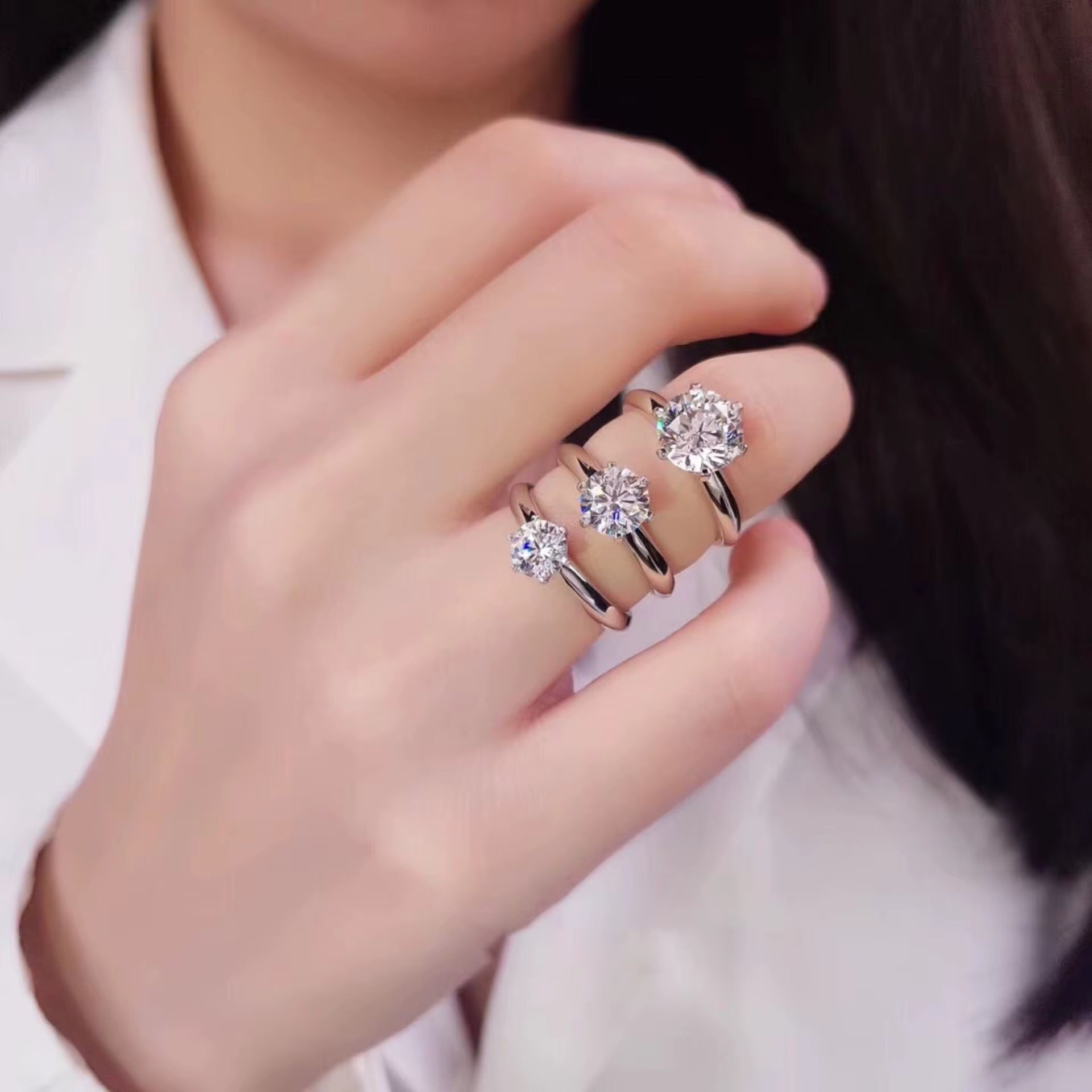 Bague - Fiançailles en Argent