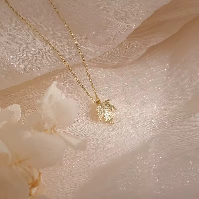 Pendentif en Argent Leaf